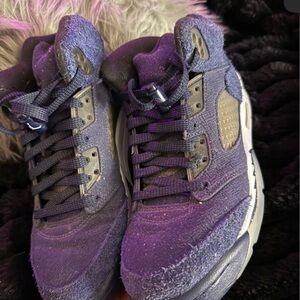 Jordan Women's Sneakers in Purple and Gray